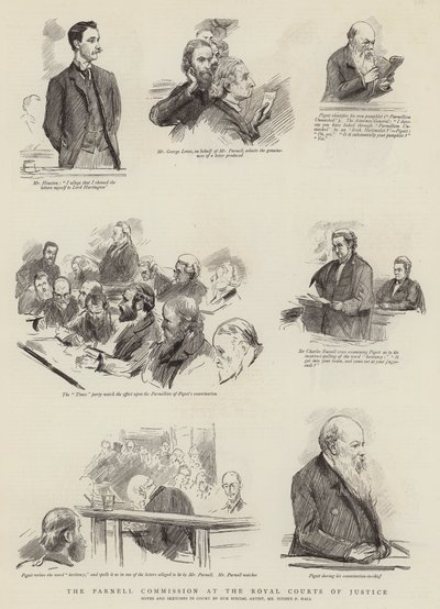 La Commissione Parnell alla Royal Courts of Justice da Sydney Prior Hall