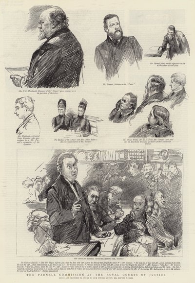 La Commissione Parnell alla Royal Courts of Justice da Sydney Prior Hall