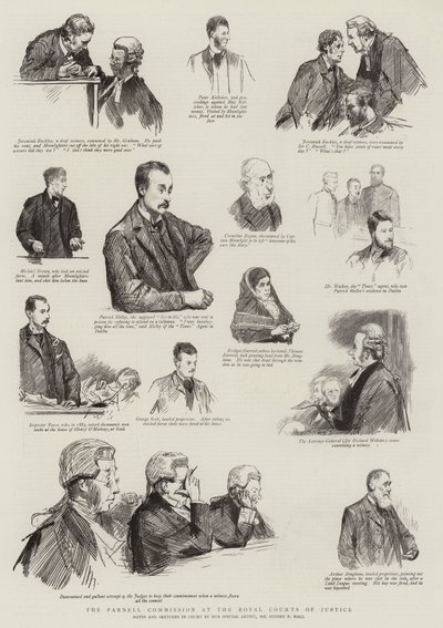 La Commissione Parnell alla Royal Courts of Justice da Sydney Prior Hall