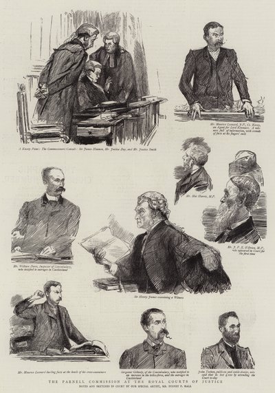 La Commissione Parnell alla Royal Courts of Justice da Sydney Prior Hall
