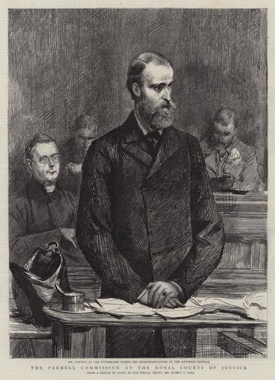 La Commissione Parnell alla Royal Courts of Justice da Sydney Prior Hall