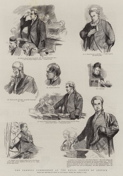 La Commissione Parnell alla Royal Courts of Justice da Sydney Prior Hall