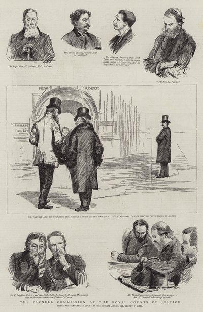 La Commissione Parnell alla Royal Courts of Justice da Sydney Prior Hall