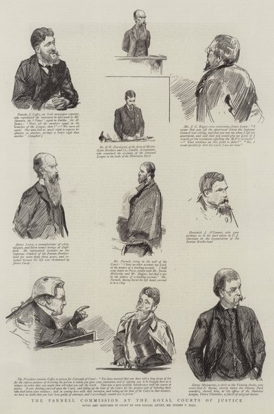 La Commissione Parnell alla Royal Courts of Justice da Sydney Prior Hall