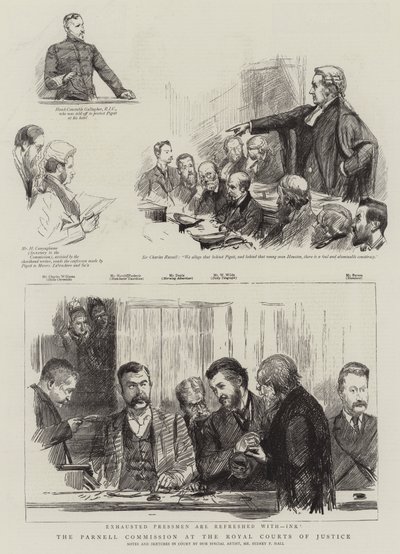 La Commissione Parnell alla Royal Courts of Justice da Sydney Prior Hall