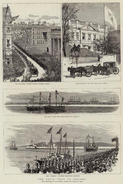 La visita reale in Irlanda da Sydney Prior Hall