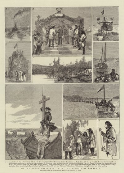 Verso il Grande Nord-Ovest con il Marchese di Lorne, IV da Sydney Prior Hall