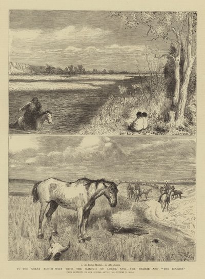 Verso il Grande Nord-Ovest con il Marchese di Lorne, XVII, la prateria e le Montagne Rocciose da Sydney Prior Hall