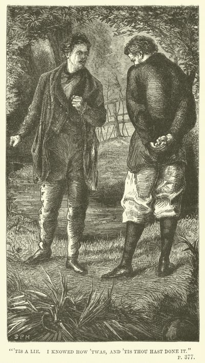 Illustrazione per Tom Brown a Oxford di Thomas Hughes da Sydney Prior after Hall