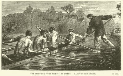Illustrazione per Tom Brown a Oxford di Thomas Hughes da Sydney Prior after Hall