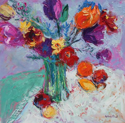 Tulipani e frutta da Sylvia Paul