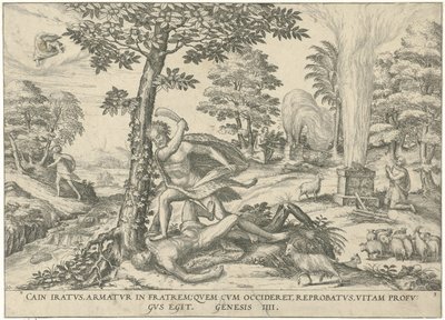 Caino e Abele da Symon Novelanus (attributed to)