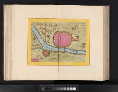 Veduta della penisola di Cadice da Symon Novelanus (possibly)