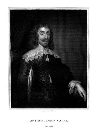 Arthur Capel, 1° Barone Capel, realista inglese, 1825 da T. A. Dean