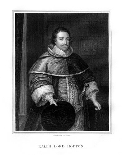 Sir Ralph, Lord Hopton, soldato inglese, 1827 da T. A. Dean
