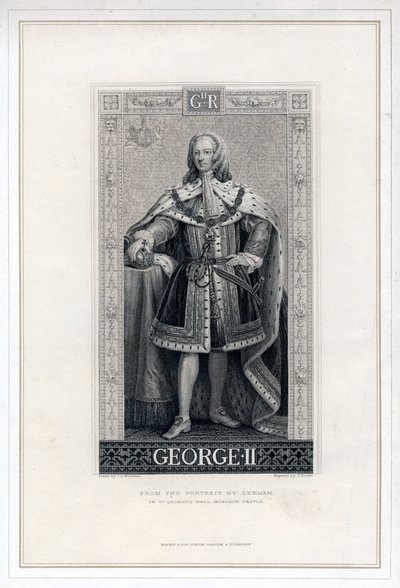 Giorgio II di Gran Bretagna da T. Brown