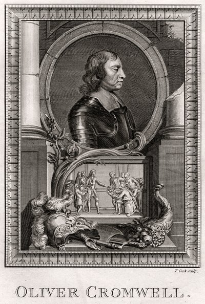 Oliver Cromwell, 1775 da T. Cook