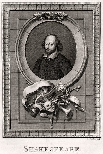 Shakespeare, 1776 da T. Cook