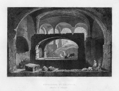 Un sepolcro a Seleucia, Mesopotamia IraqIran, 1841 da T Dixon
