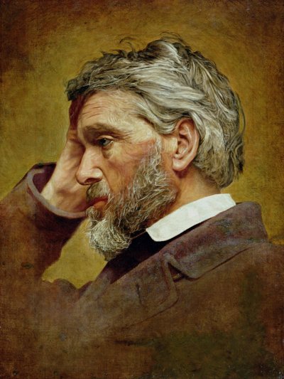 Ritratto di Thomas Carlyle, 1866 da T. Henderson