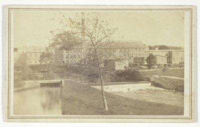 Senza titolo (fiume con cascate ed edificio industriale) da T. Holmes