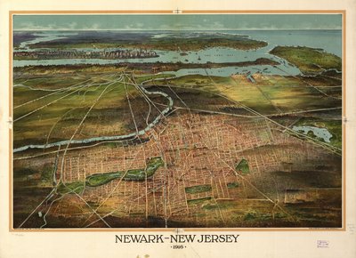 Newark-New Jersey 1916 da T. J. Shepherd Landis