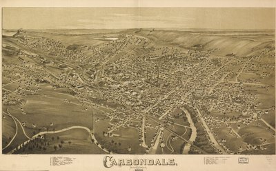 Carbondale, Pennsylvania, 1890 da T. M. Fowler