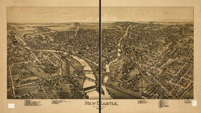 New Castle, Pennsylvania 1896 da T. M. Fowler