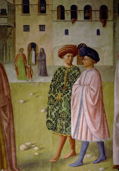Due gentiluomini fiorentini da T. & Masolino T. (1383-1447) Masaccio