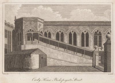 Crosby Hall, Bishopsgate Street, Londra da T. Prattent