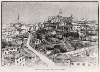Veduta generale di Siena (Italia) da T Taylor