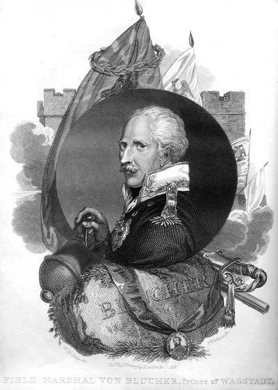Maresciallo di Campo von Blucher, Principe di Wagstadt, 1816 da T. Wallis