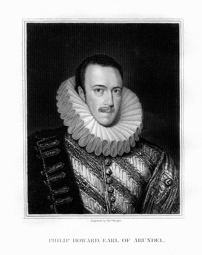 San Filippo Howard, 20° conte di Arundel, nobile inglese da T. Wright