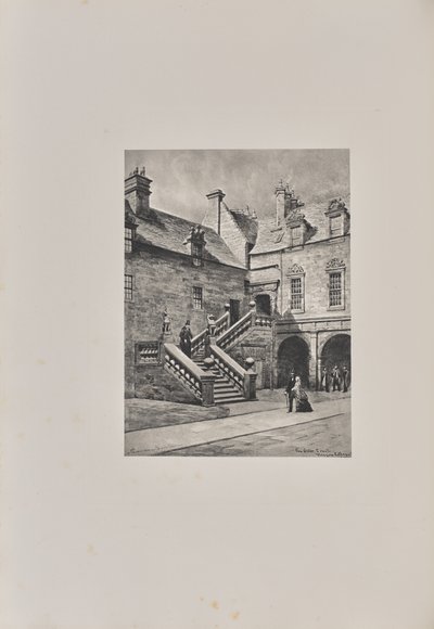 La Corte esterna, il College da T. and R. Annan and Sons
