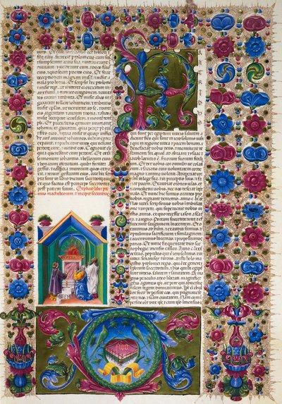 Incipit dal Libro del Profeta Malachia, dal Volume II della Bibbia di Borso d