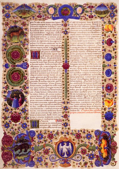 Prima lettera di Giovanni, dal Volume II della Bibbia di Borso d