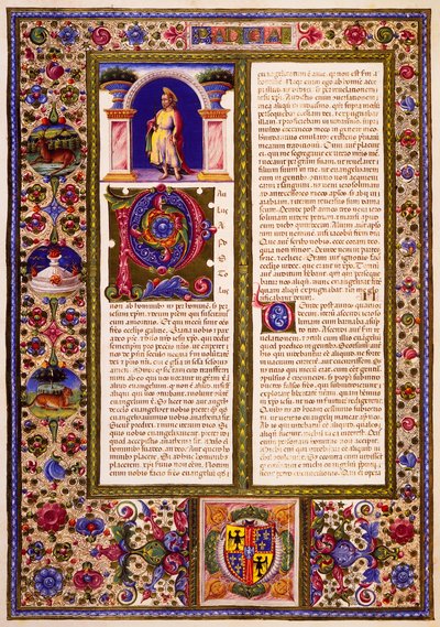 Lettera di Paolo ai Galati, dal Volume II della Bibbia di Borso d