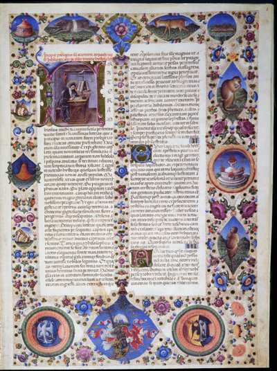 Prologo, dal primo volume della Bibbia di Borso d