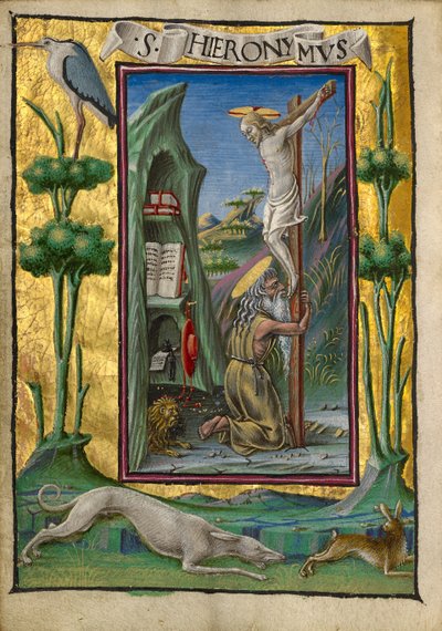 San Girolamo nel deserto da Taddeo Crivelli
