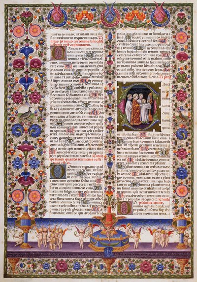 Il Libro dei Salmi, dal Volume I della Bibbia di Borso d