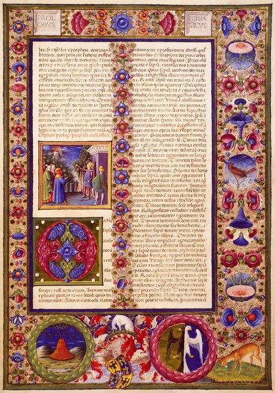 Il Libro del Siracide, dal Volume I della Bibbia di Borso d