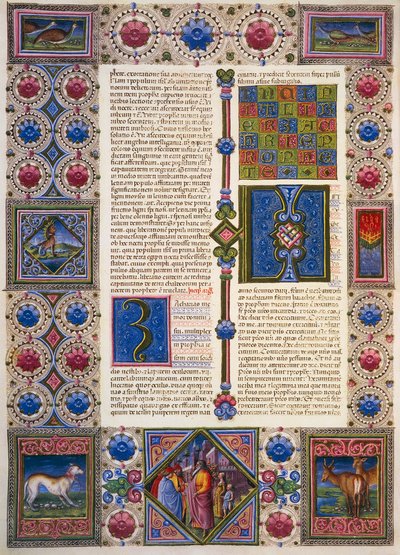 Il Libro di Zaccaria, dal Volume II della Bibbia di Borso d