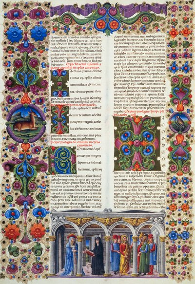 La Lettera di Giacomo, secondo volume della Bibbia di Borso d