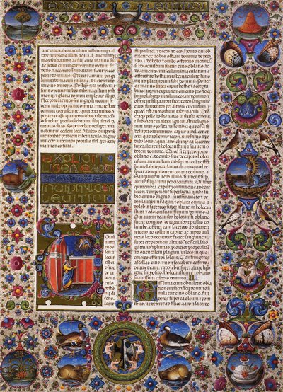 Il libro del Levitico, primo volume della Bibbia di Borso d