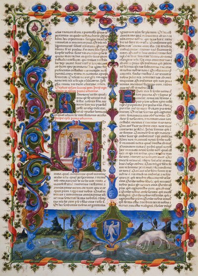 La fine del Libro di Salomone, dal Volume I della Bibbia di Borso d