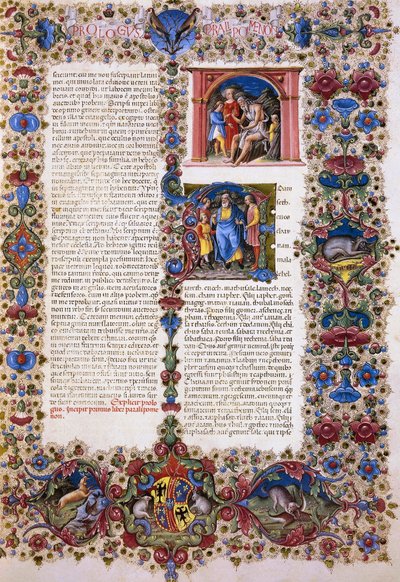 Il primo libro delle Cronache, primo volume della Bibbia di Borso d
