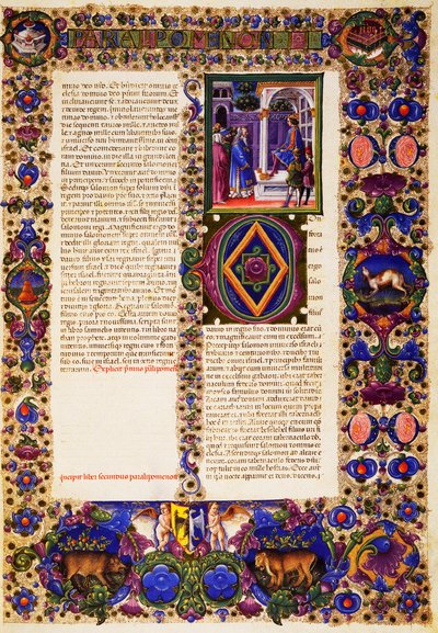 Il secondo Libro delle Cronache, dal Volume I della Bibbia di Borso d
