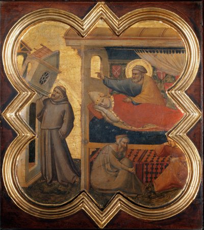 Vita di San Francesco: Il sogno di Innocenzo III da Taddeo Gaddi