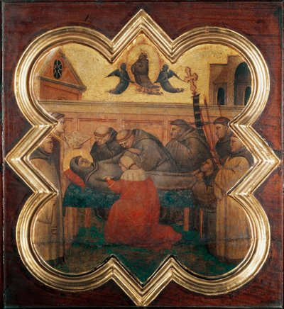 Vita di San Francesco: la morte del santo da Taddeo Gaddi