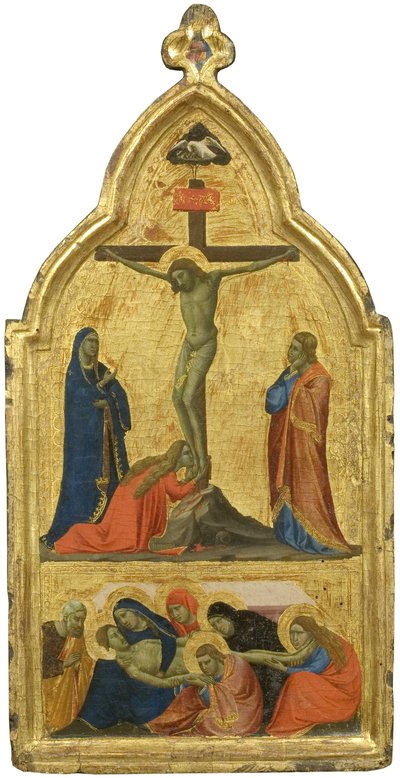 La Crocifissione e il Compianto da Taddeo Gaddi